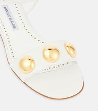 Manolo Blahnik Chaouhen embellished leather sandals
