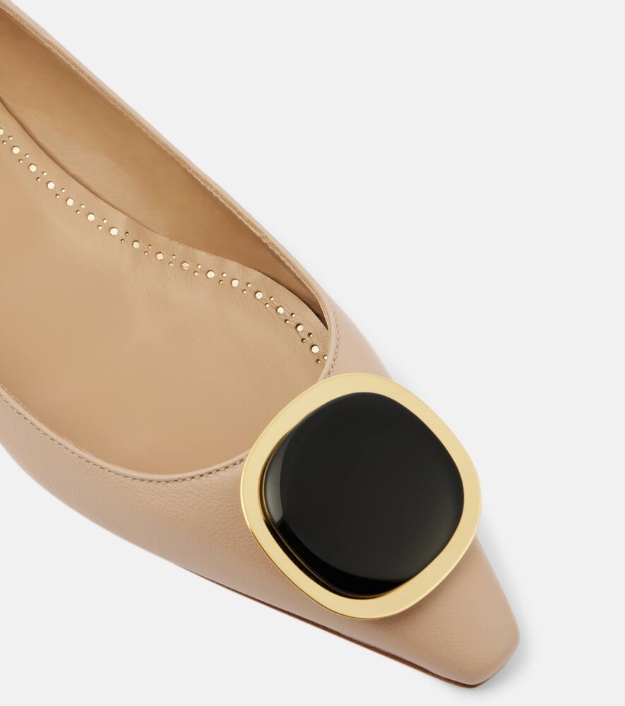 Manolo Blahnik Chiaran leather ballet flats