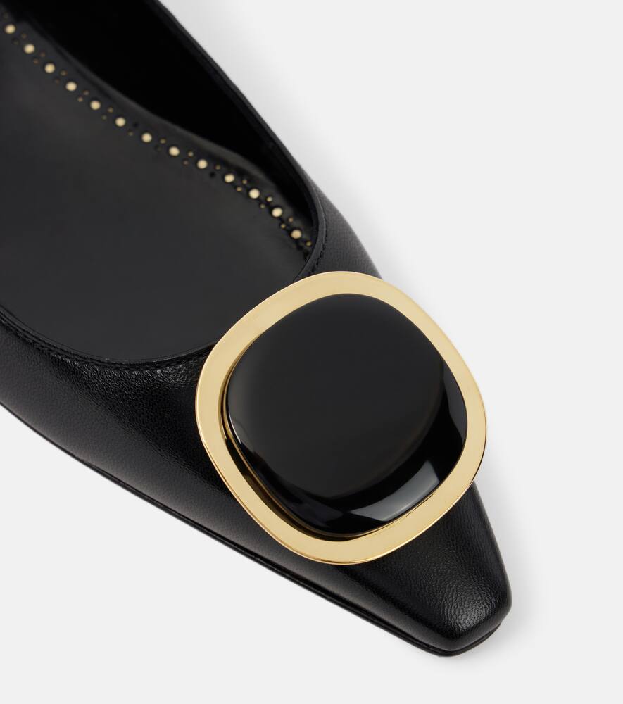 Manolo Blahnik Chiaran leather ballet flats