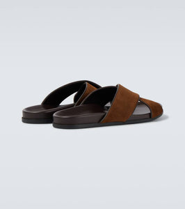 Manolo Blahnik Chiltern suede sandals