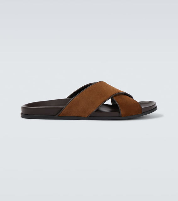 Manolo Blahnik Chiltern suede sandals