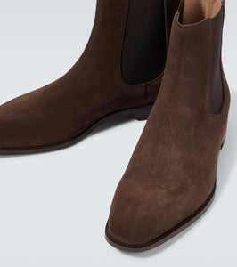 Manolo Blahnik Delsa suede Chelsea boot
