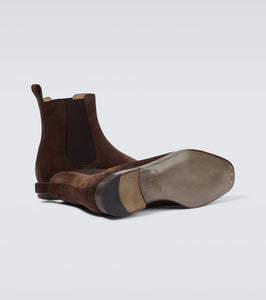 Manolo Blahnik Delsa suede Chelsea boot