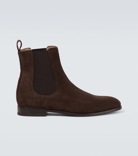 Manolo Blahnik Delsa suede Chelsea boot