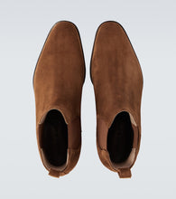 Manolo Blahnik Delsa suede Chelsea boots