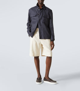 Manolo Blahnik Ellis leather boat shoes