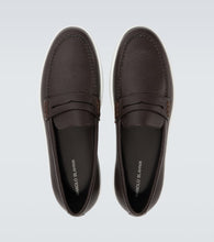 Manolo Blahnik Ellis leather boat shoes