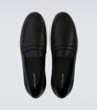 Manolo Blahnik Ellis leather loafers