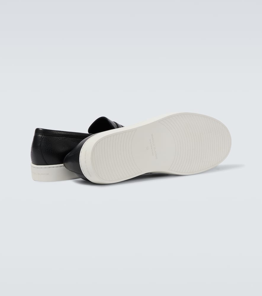 Manolo Blahnik Ellis leather loafers