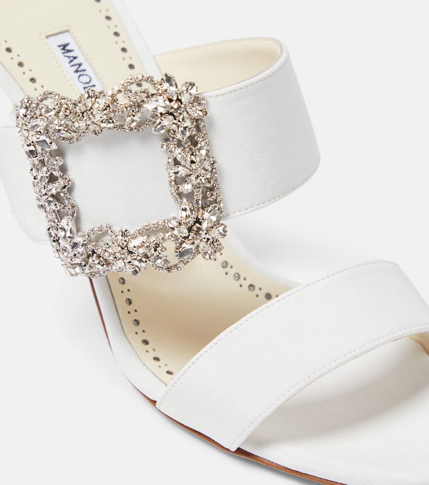 Manolo Blahnik Gable Jewel  de chine mules