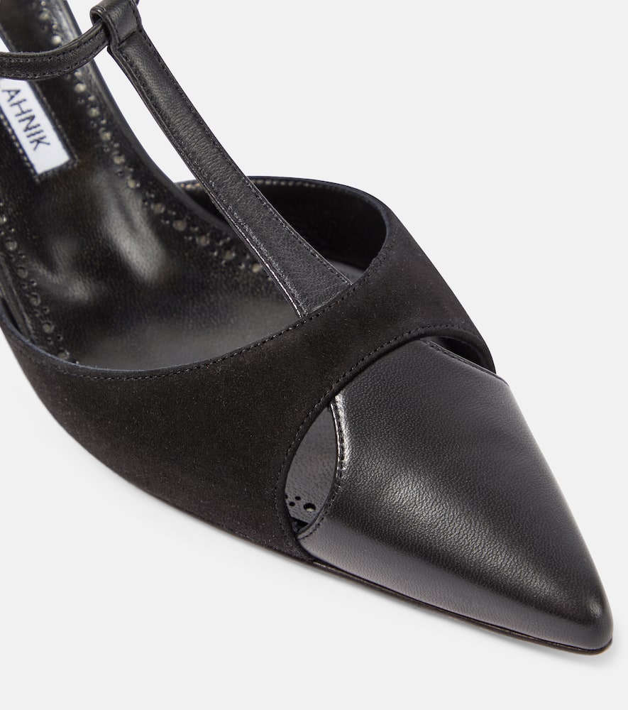 Manolo Blahnik Gala 50 embellished leather sandals