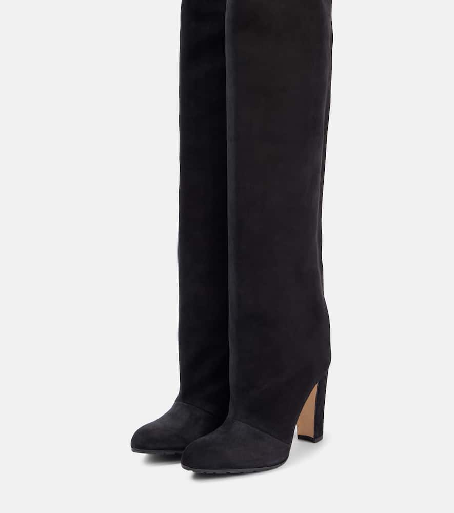 Manolo Blahnik Gardahi 105 suede knee-high boots
