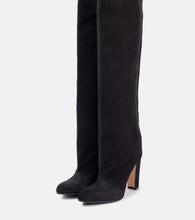 Manolo Blahnik Gardahi 105 suede knee-high boots