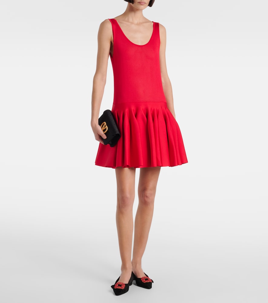Manolo Blahnik Gifla embellished suede ballet flats