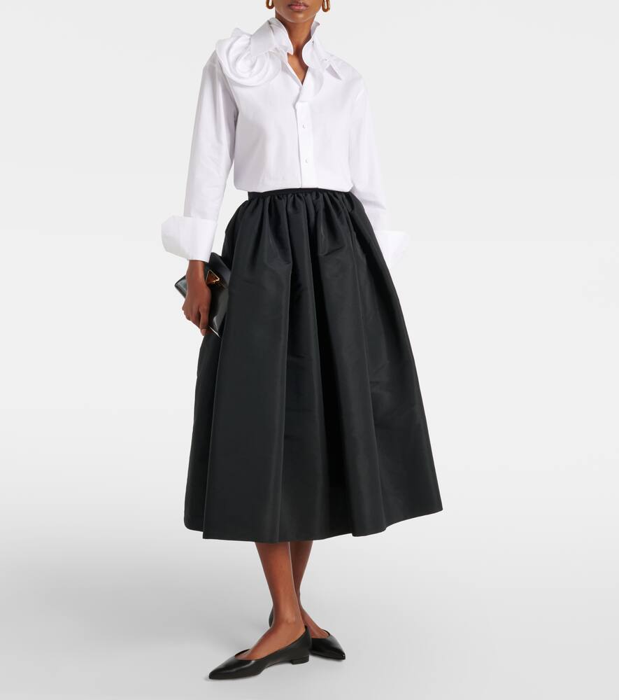Manolo Blahnik Kietta leather ballet flats