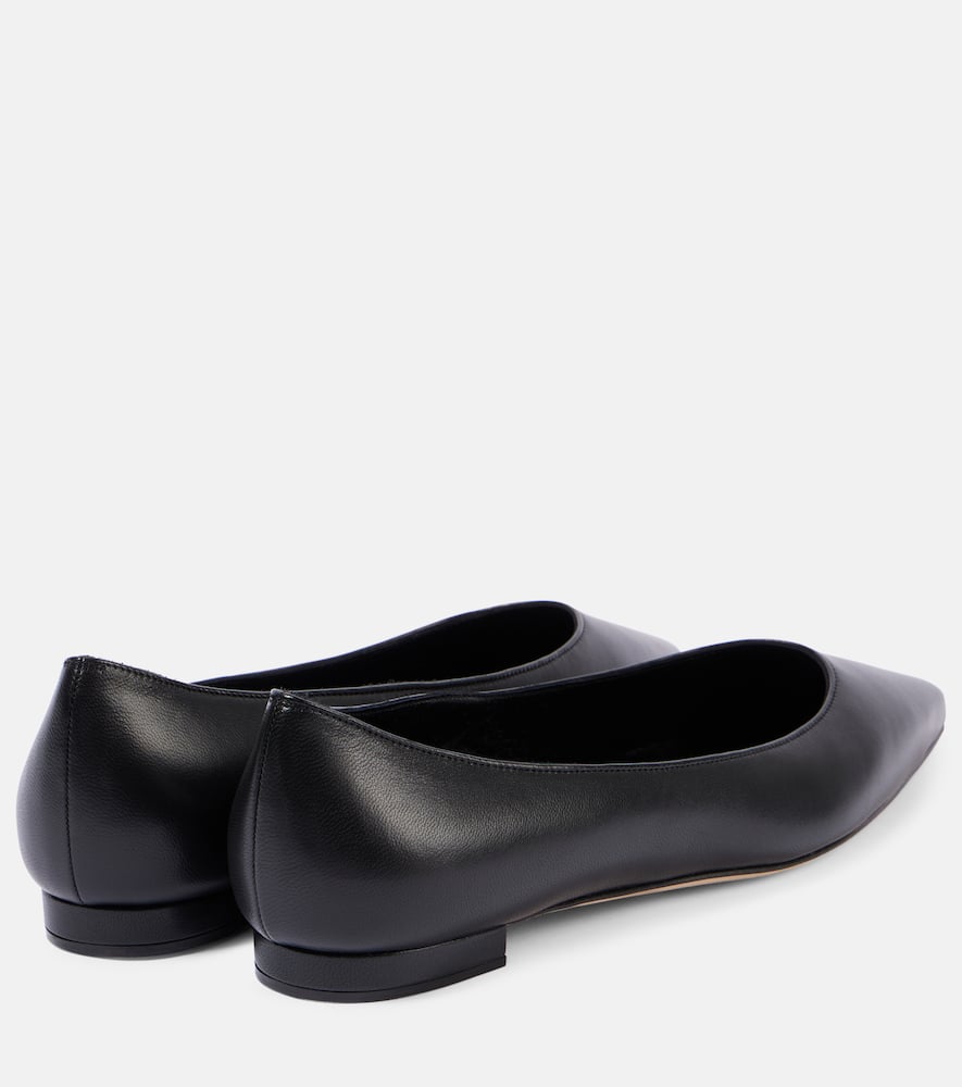 Manolo Blahnik Kietta leather ballet flats