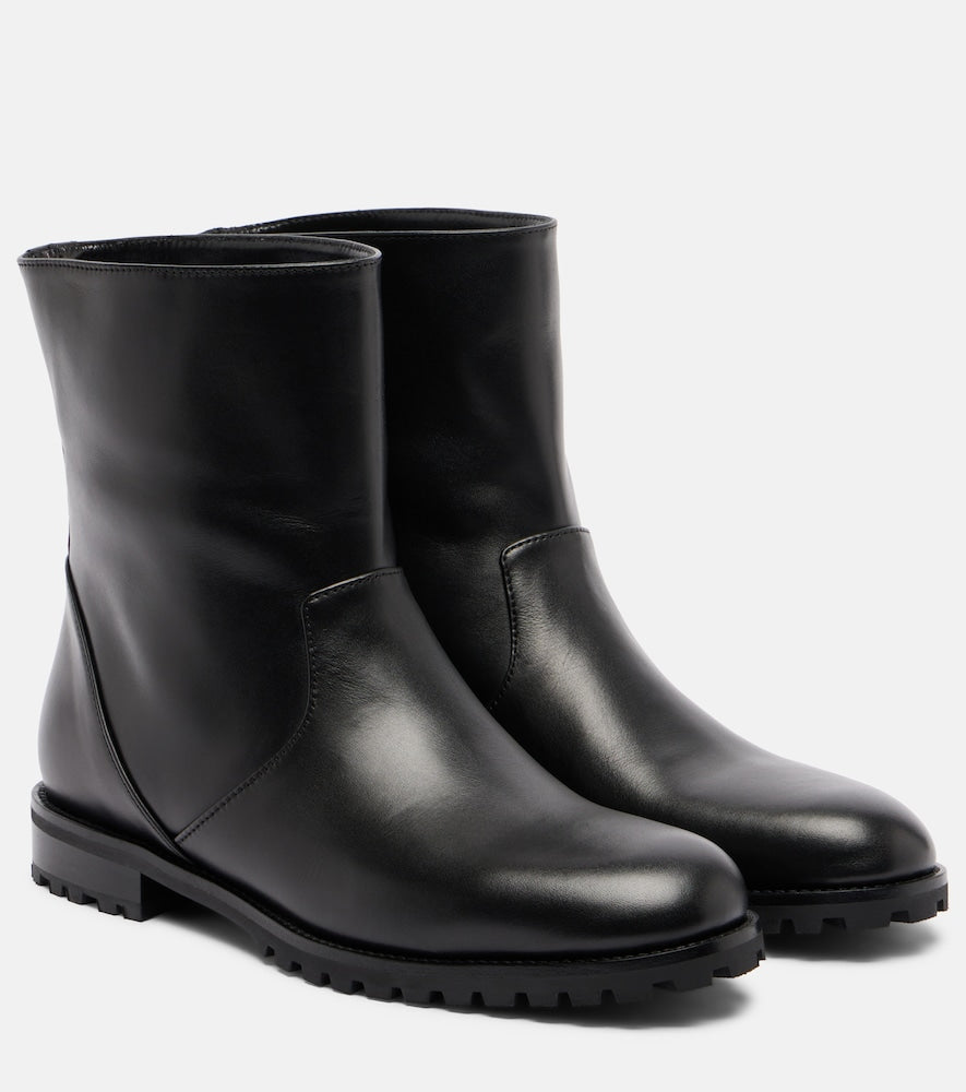 Manolo Blahnik Leather ankle boots - Manolo Blahnik 皮革踝靴