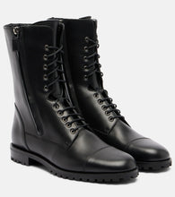 Manolo Blahnik Lugata leather combat boots - Manolo Blahnik Lugata 皮革军靴