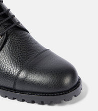 Manolo Blahnik Lugata leather lace-up boots