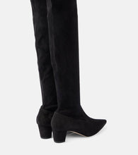 Manolo Blahnik Lupasca 55 suede over-the-knee boots