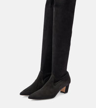 Manolo Blahnik Lupasca 55 suede over-the-knee boots