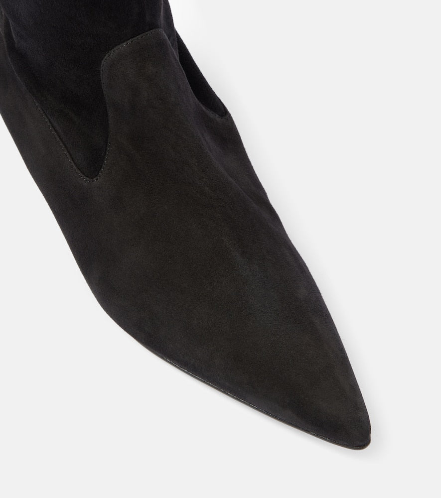 Manolo Blahnik Lupasca 55 suede over-the-knee boots