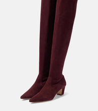 Manolo Blahnik Lupasca suede over-the-knee boots