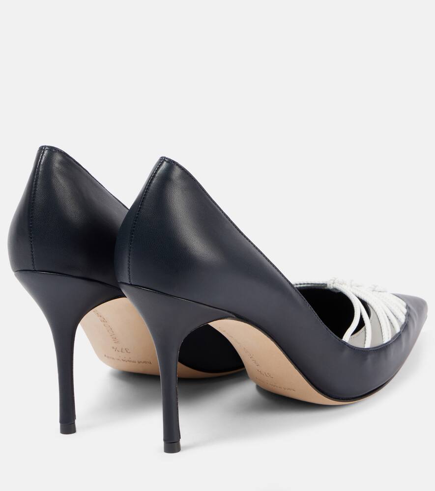Manolo Blahnik Mareta 90 leather pumps