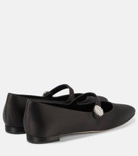 Manolo Blahnik Marijana satin ballet flats
