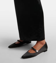Manolo Blahnik Marijana satin ballet flats