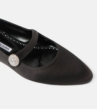 Manolo Blahnik Marijana satin ballet flats