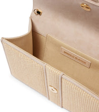 Manolo Blahnik Maycap raffia clutch