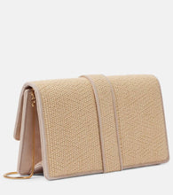 Manolo Blahnik Maycap raffia clutch