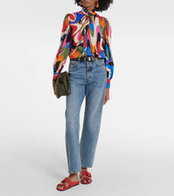 Manolo Blahnik Mayfu croc-effect leather sandals