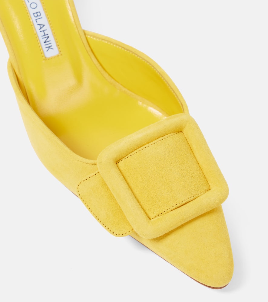 Manolo Blahnik Maysale 50 leather mules