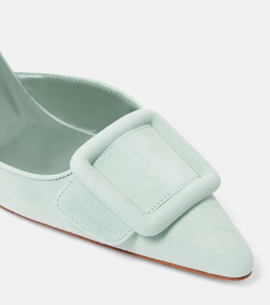 Manolo Blahnik Maysale 50 suede mules