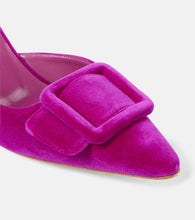 Manolo Blahnik Maysale 50 velvet mules