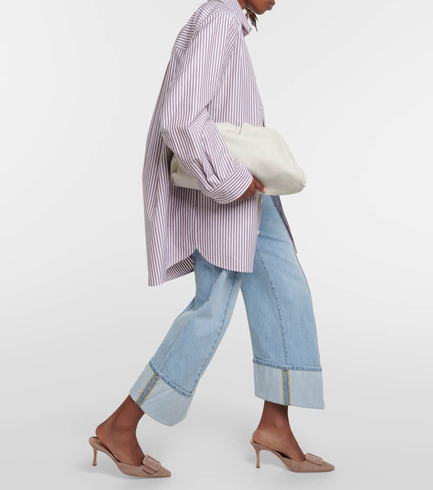 Manolo Blahnik Maysale 70 suede mules