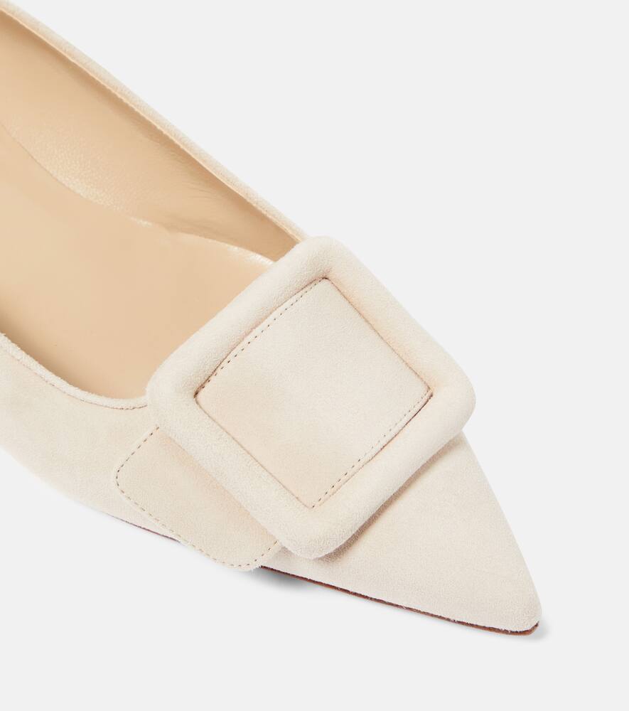 Manolo Blahnik Maysale suede flats