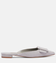 Manolo Blahnik Maysale suede mules