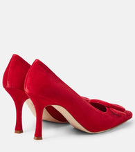 Manolo Blahnik Maysale velvet pumps