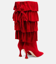 Manolo Blahnik Miralone 90 suede knee-high boots