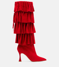 Manolo Blahnik Miralone 90 suede knee-high boots