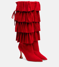 Manolo Blahnik Miralone 90 suede knee-high boots - Manolo Blahnik Miralone 90 麂皮过膝长靴