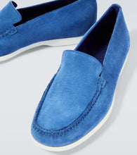 Manolo Blahnik Monaco suede loafers