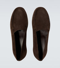 Manolo Blahnik Monaco suede loafers