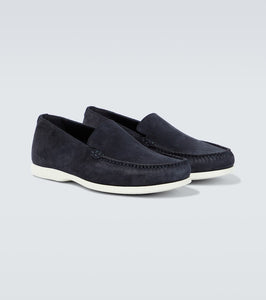 Manolo Blahnik Monaco suede loafers