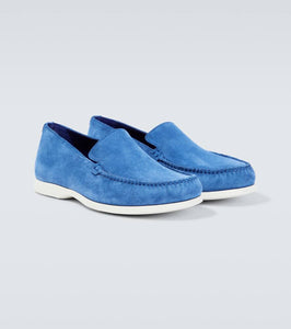 Manolo Blahnik Monaco suede loafers