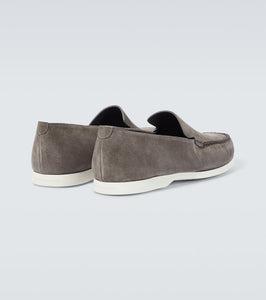 Manolo Blahnik Monaco suede loafers