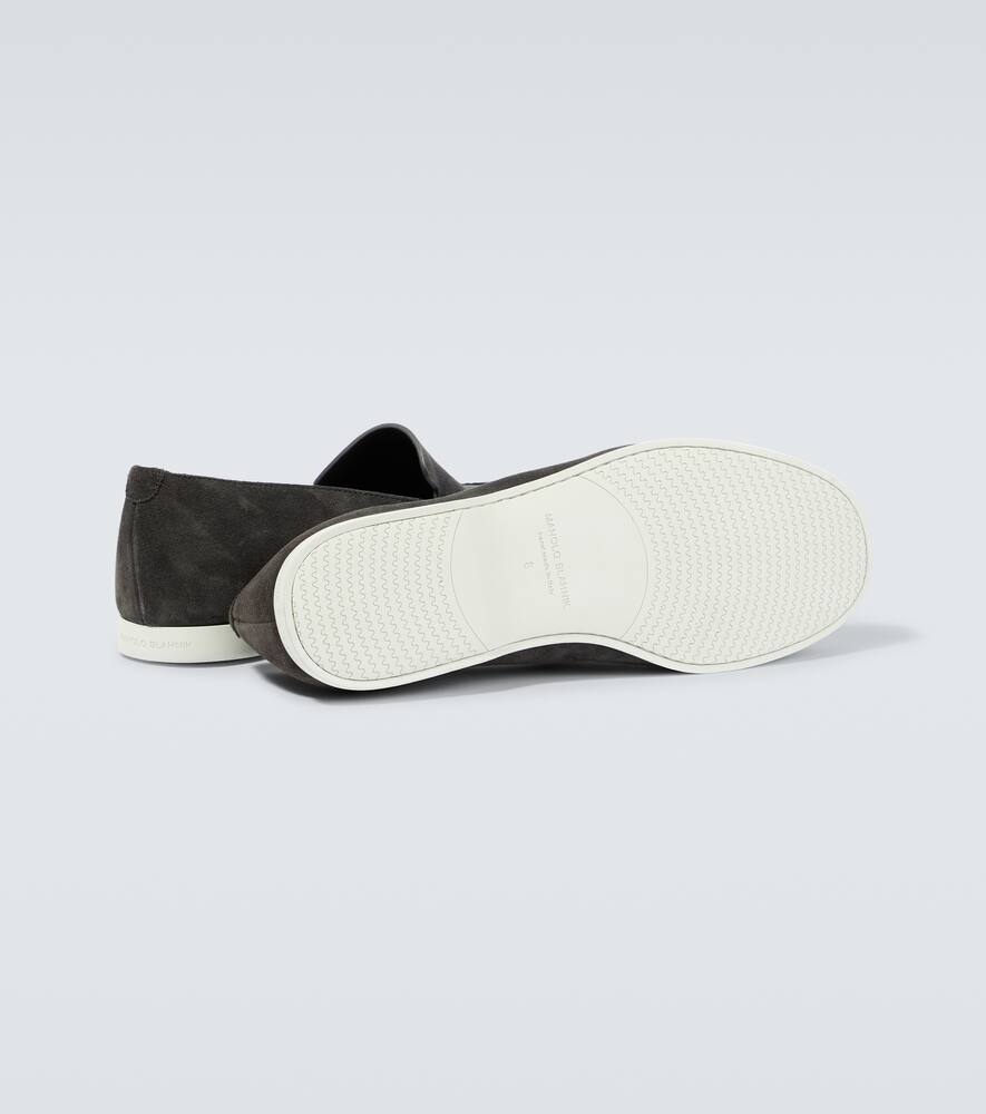 Manolo Blahnik Monaco suede loafers